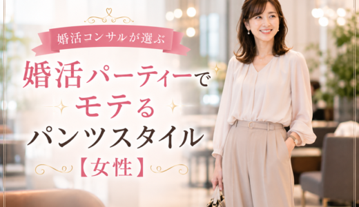 婚活コンサルが選ぶ　婚活パーティーでモテるパンツスタイル【女性】
